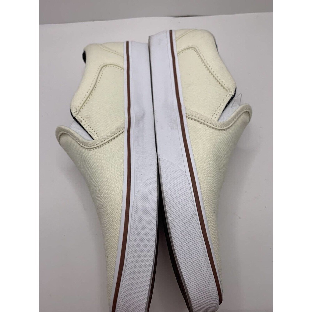 Vans Men's Old Skool Ward Canvas Low-Top Sneakers,cream 9 - Picture 5 of 9
